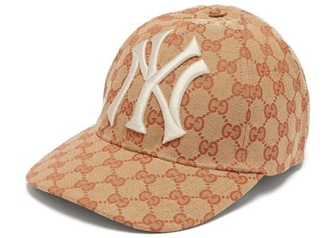 gucci logo ny hat|Gucci hats for men.